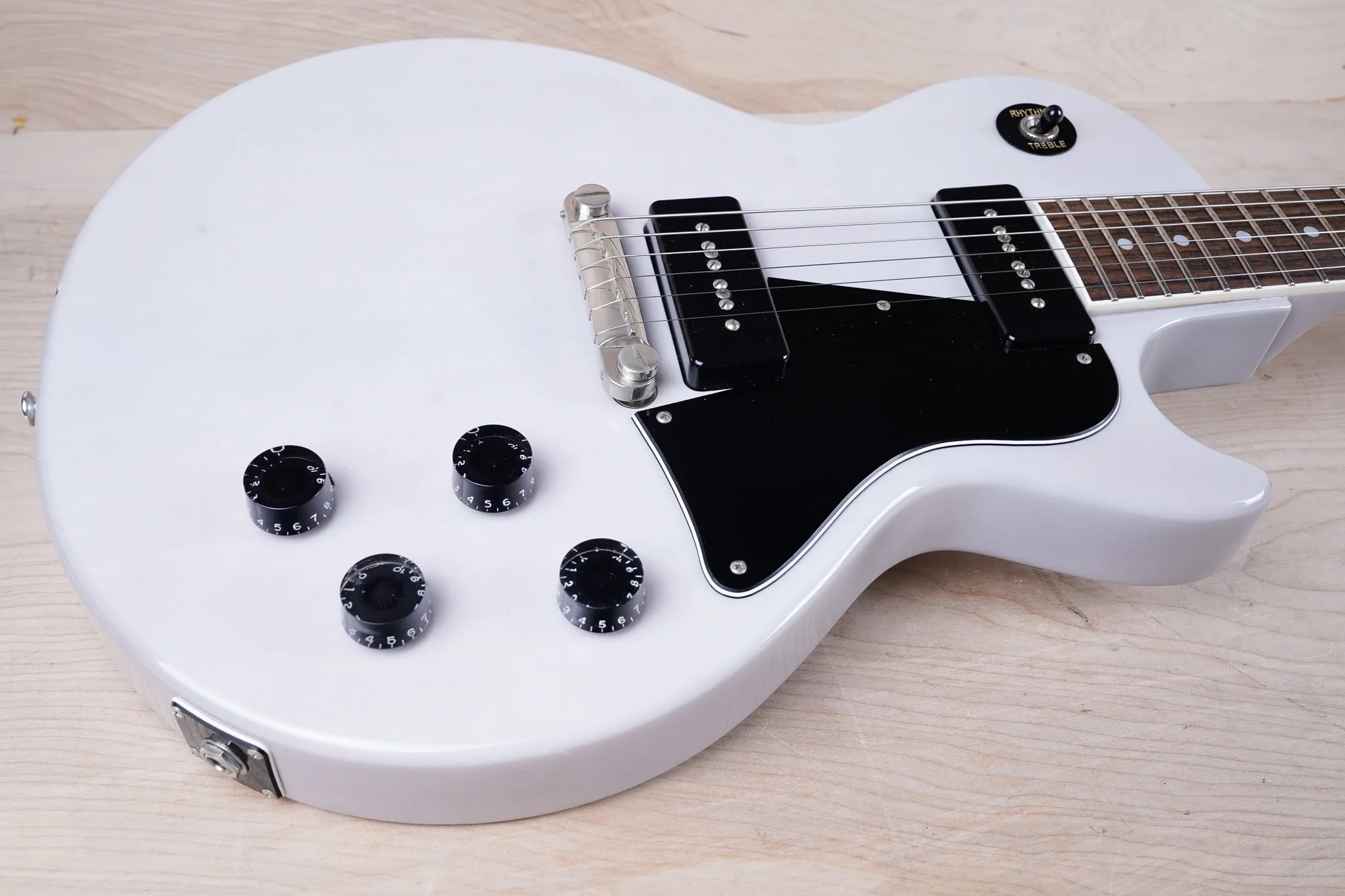 Tokai Love Rock LSS124 MIJ 2017 See Through White Made in Japan Special w/ Bag - Image 3