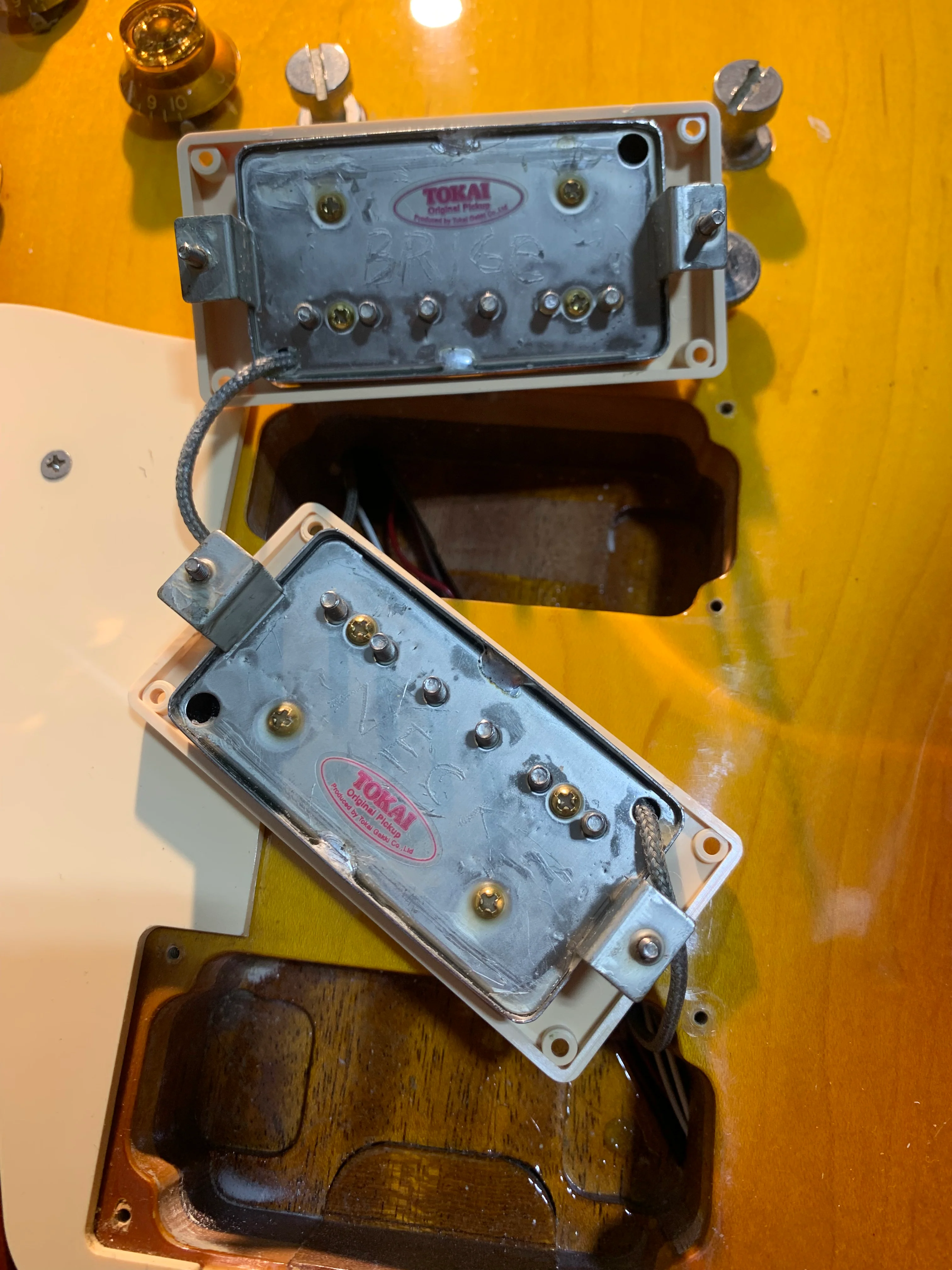 Tokai Love Rock Model ULS90 MIJ 2013 Lemon Drop Made in Japan Sunburst Standard w/ OHSC - Image 23