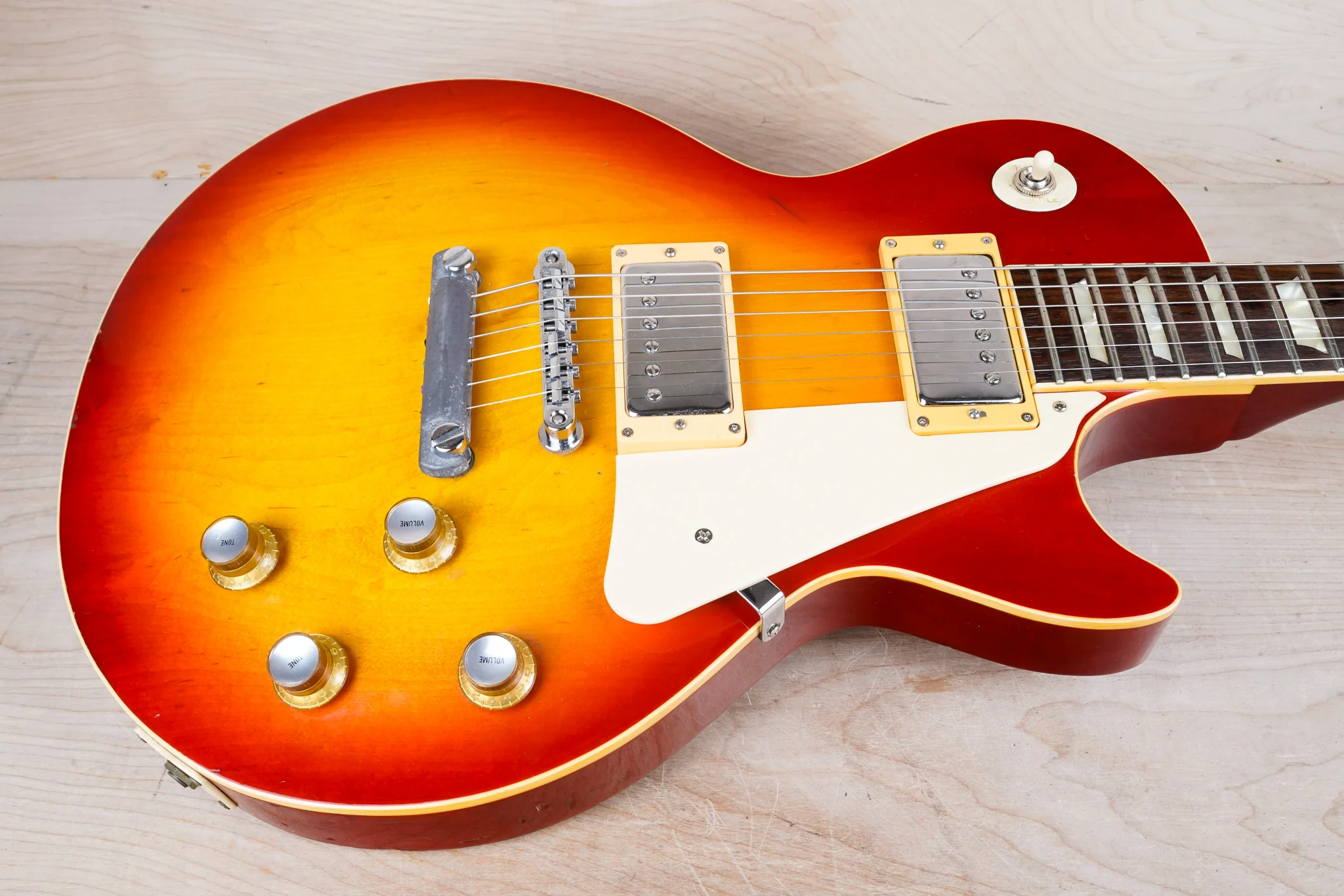 Tokai Reborn Old LS-50 MIJ 1980 Cherry Sunburst Vintage Japan w/ Bag - Image 4