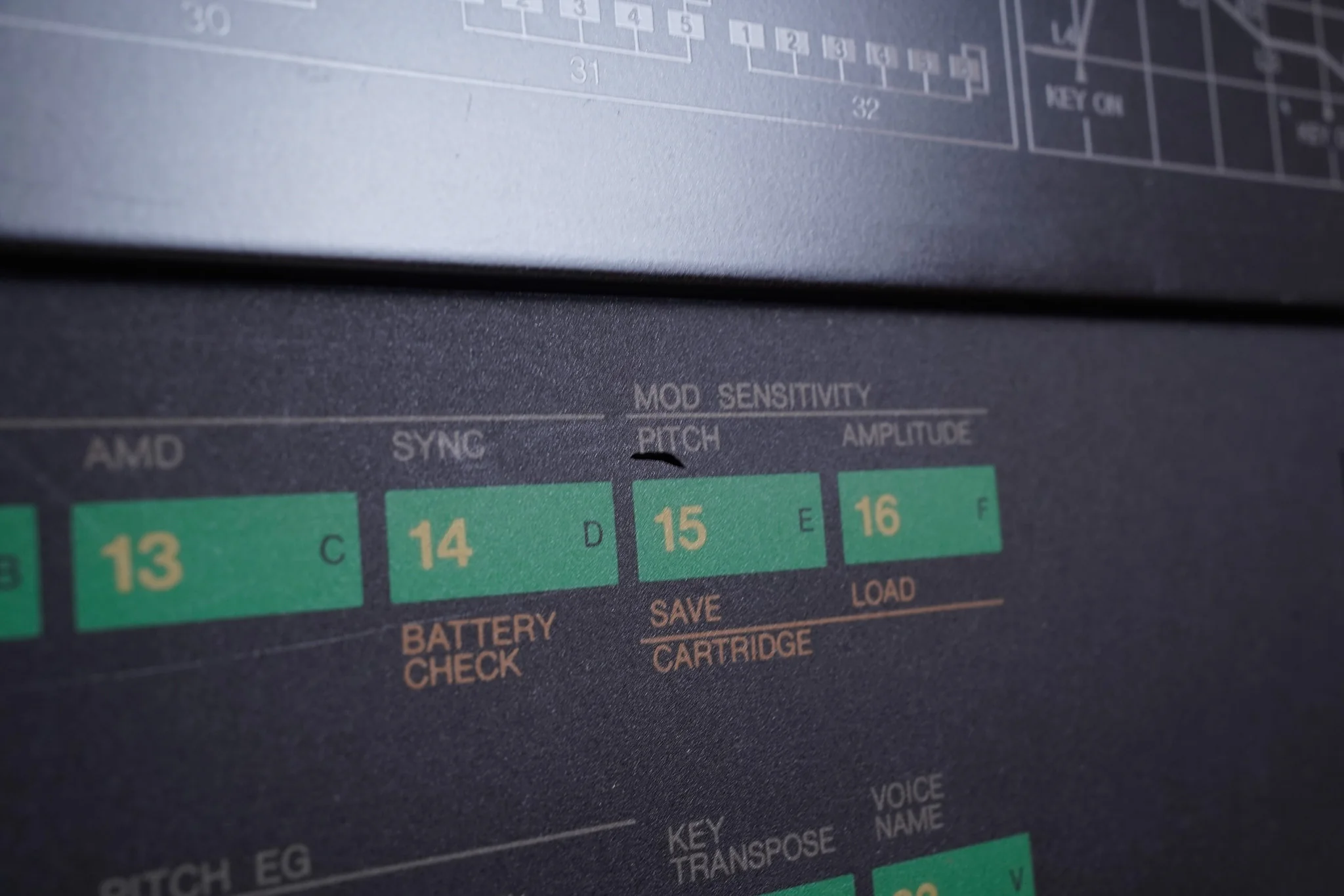 Yamaha DX7 Programmable Algorithm Synthesizer 1980s Brown Original Version Made in Japan MIJ - Image 17