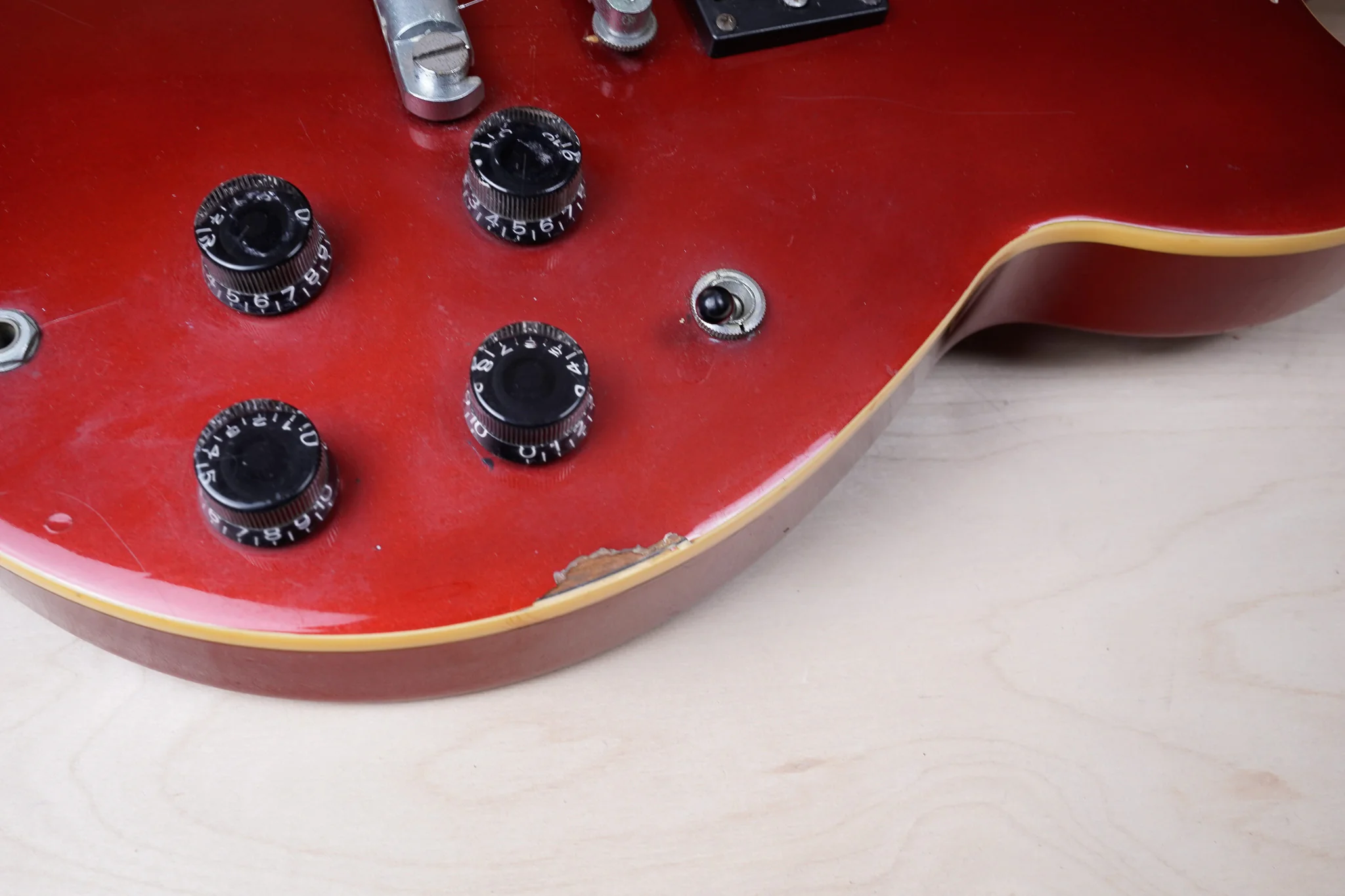 Yamaha SG-510 Made in Japan 1984 Red MIJ w/ Bag - Image 4