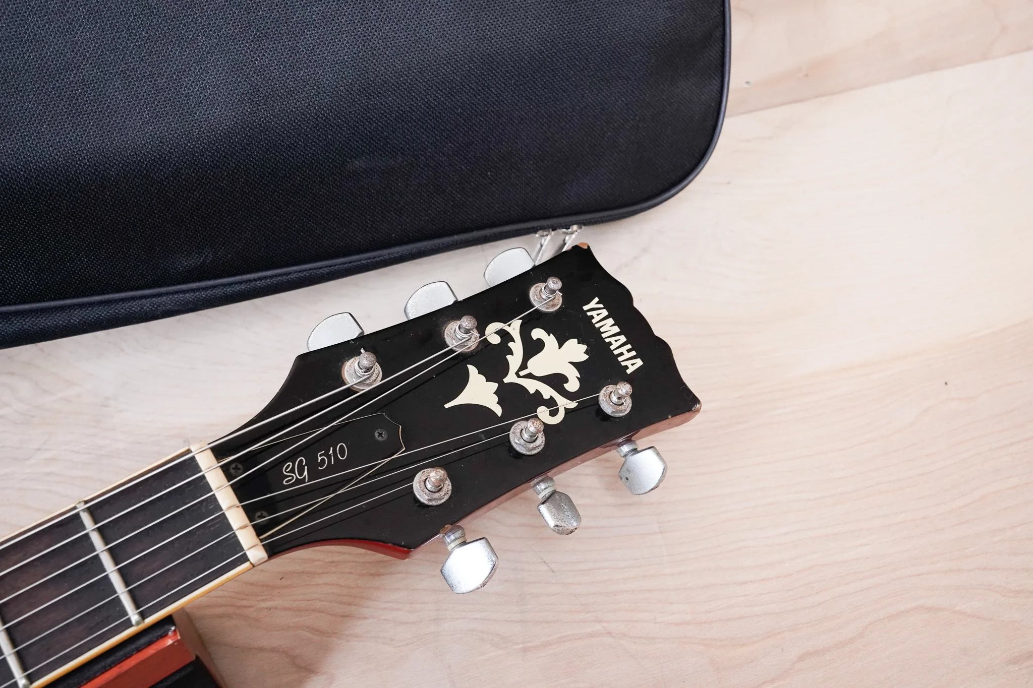 Yamaha SG-510 Made in Japan 1984 Red MIJ w/ Bag - Image 5