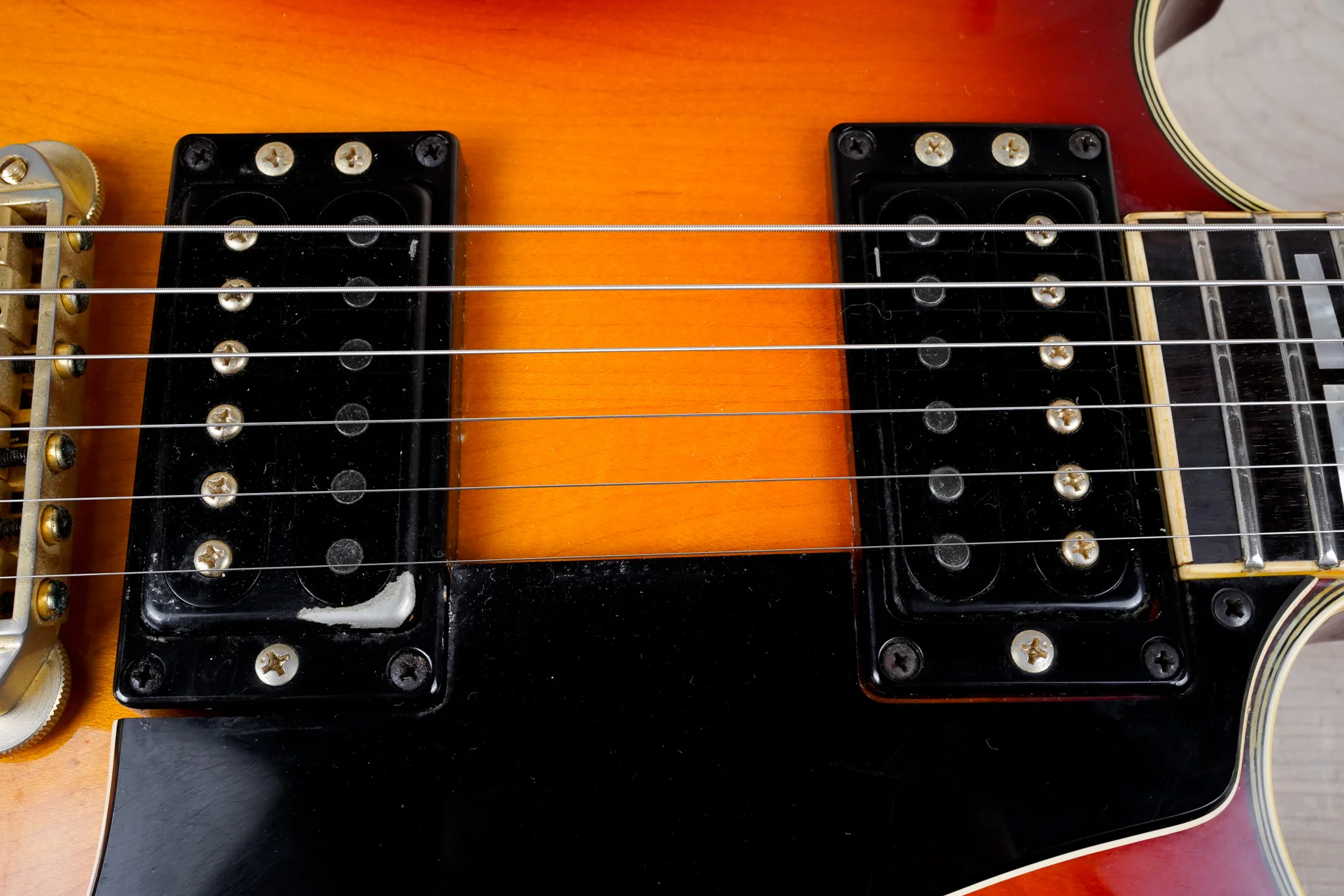 Yamaha SG1000 MIJ Vintage 1988 Cherry Sunburst Vintage Japan w/ Bag - Image 7