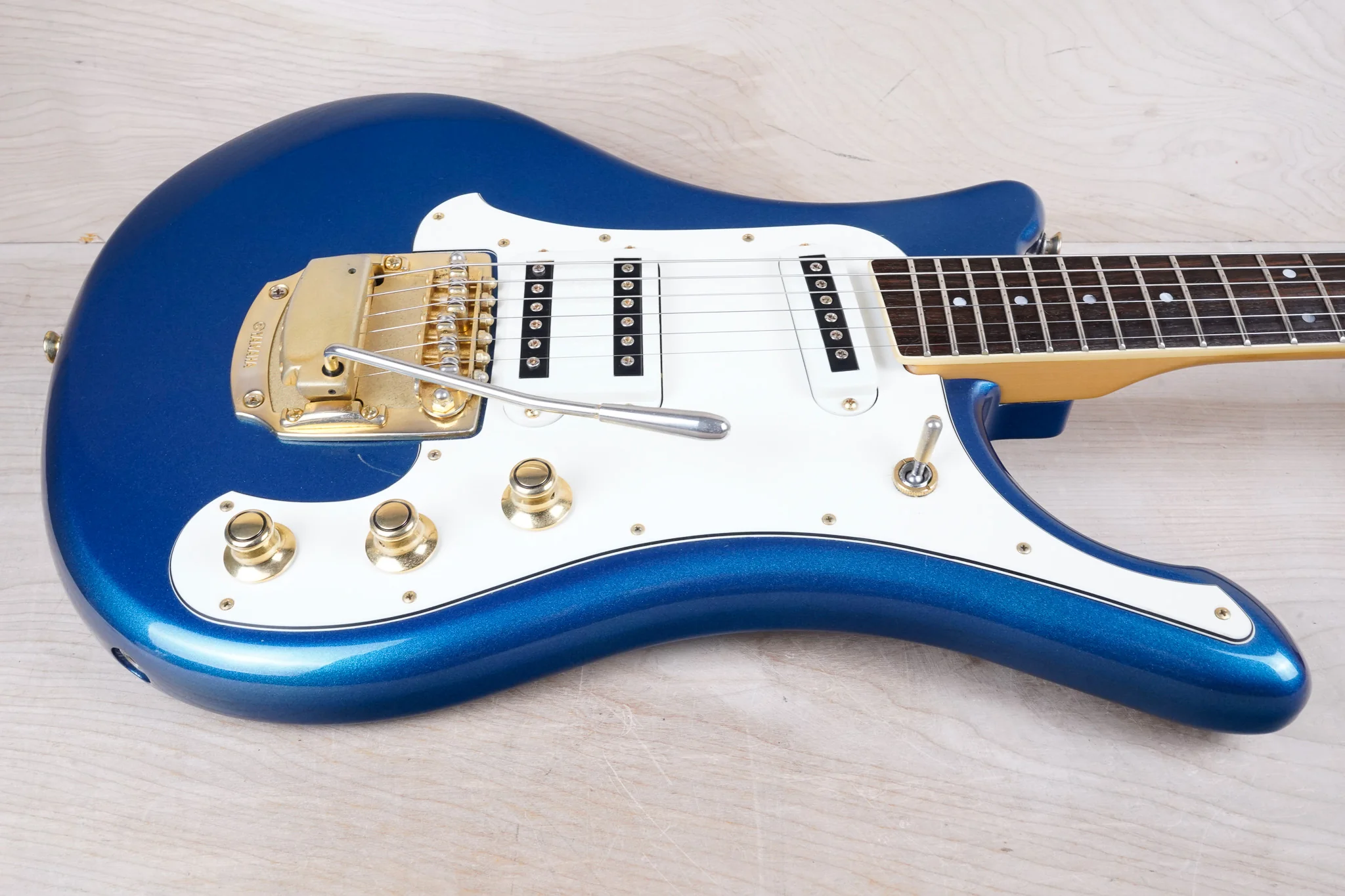 Yamaha SGV-700 Flying Samurai 2000 Shelby Blue w/ Bag - Image 4